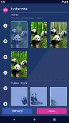 Panda Parallax Wallpapers android App screenshot 6